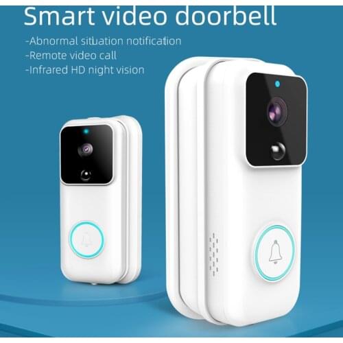 Smart Video Doorbell Door Chime Wireless PIR Motion Sensor Security Alarm Doorbell IR Night Vision IP Camera APP Remote Push