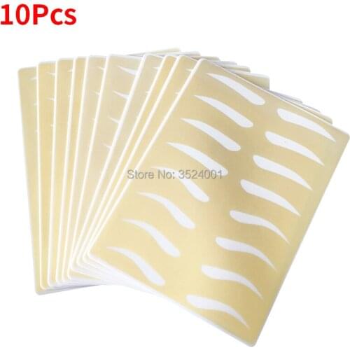 Top Quality Permanent Makeup Eyebrow Tattoo Practice Skin Training Skin Set For Beginners Double Side Supply Free Shipping
