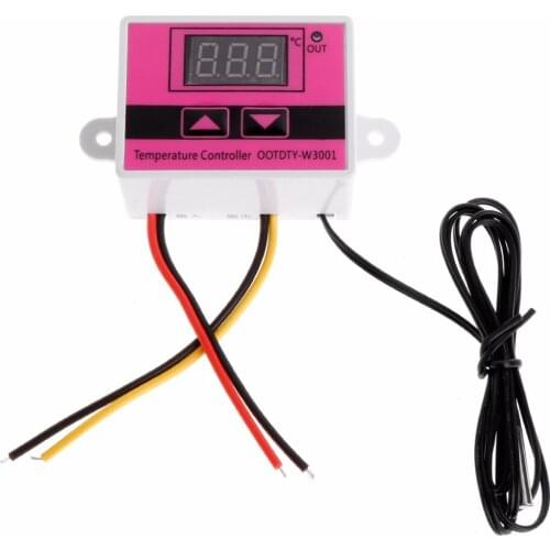 W3001 AC 110V-220V Temperature Controller Thermostat Switch Digital LED Display