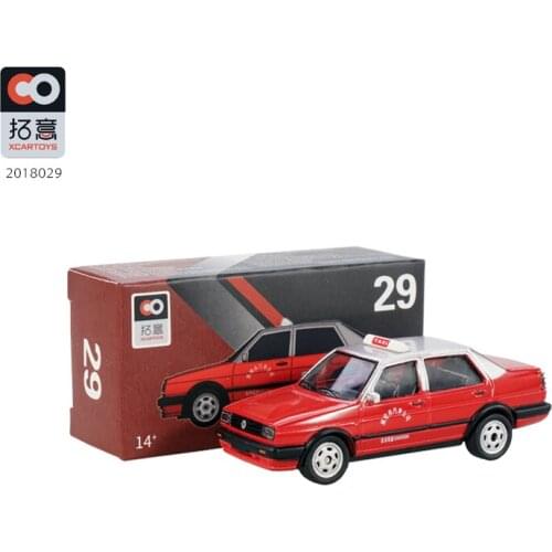 XCarToys 1:64 VW Jetta Guangzhou Taxi/Special Police Diecast Model Car