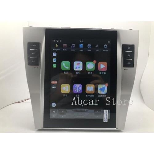 10.4'' Tesla style Android 9.0 Car dvd player GPS Navigation For Toyota CAMRY 2007-2011 px6 carplay stereo multimedia radio IPS