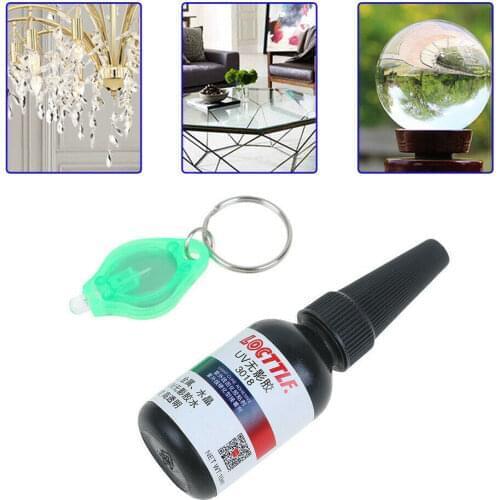 10ML UV Glue Curing Adhesive Transparent Crystal Glass Repair Liquid Glue