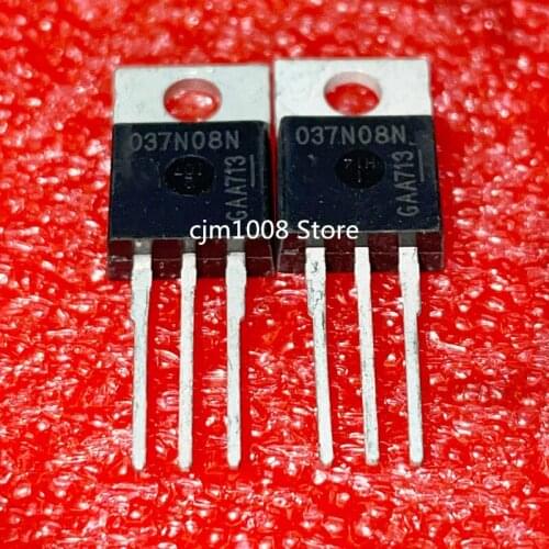 10PCS 037N08N IPP037N08N TO-220 800V 100A 100% New original