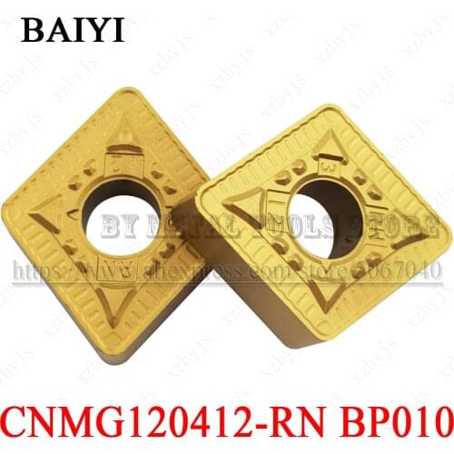 10pcs CNMG120412 RN BP010 CNMG433 CNMG 120412 Carbide Inserts External Turning Cutting Boring CNC Tools lathe blade