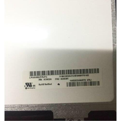 14.0" Laptop Matrix for LG LP140WH2(TP)(T1) eDP LCD LED Screen LCD LP140WH2-TPT1 HD 1366X768 30 Pins LP140WH2 (TP)(T1) Panel