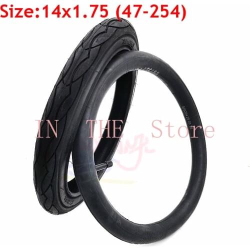 14 Inches Tire for Moutain Bicycle 14x1.75 47-254Road Cycling Bike Parts 14*1.75 Bicycle Tires MTB Bikes Tires