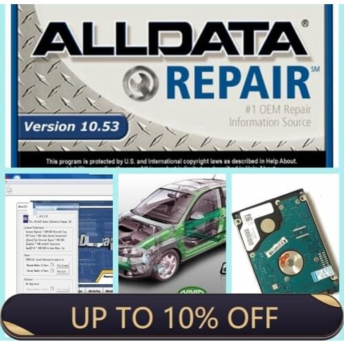 2021 Automotive All data auto repair software alldata 10.53 mit//chell OD5 2015 vivid workshop data installed well on 1TB HDD