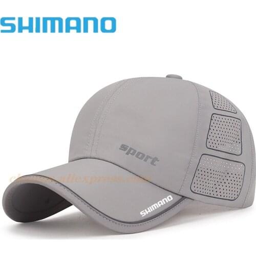 2021 Shimano Fashion Fishing Sun Hat Men Reflected Summer Sun Hat with Extended Brim Outdoor Riding Mountaineering Baseball Cap