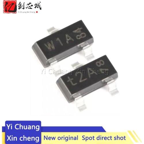 50PCS PMBT3904 W1A PMBT3906 t2A SOT-23 PNP Switching Transistor SMD