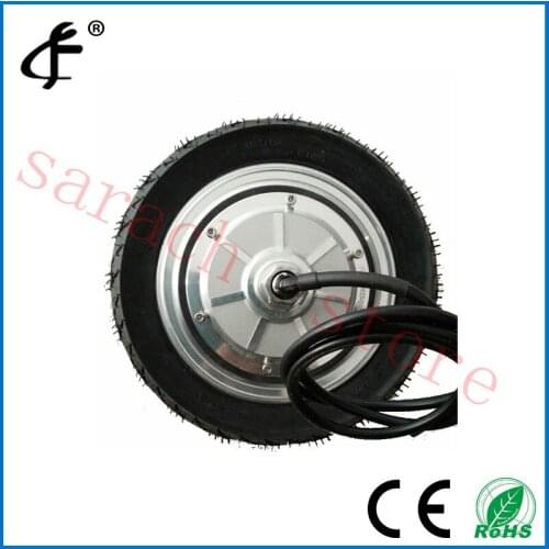 9" 500w 36V single shaft with line motorized skateboard,electric wheel hub motor