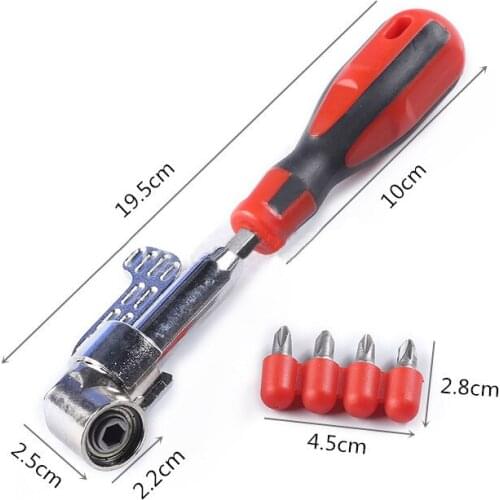 Free Shipping Professional Right Angle 90 Degree Rotary Handle Screwdriver for Phillips Adapter HT160