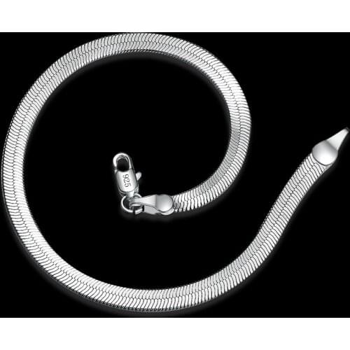 Simple Silvery color Blade chain Bangles Bracelet For Woman Man Classic Cuff Jewelry girl Gift Drop Shipping 4mm width