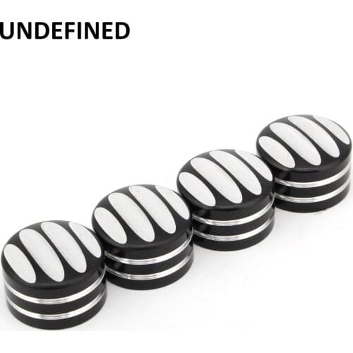 4 Pcs Black CNC Bolt Cover Cap Protective Head Bolt Screw Rims Exterior Decoration for Harley Sportster XL883 XL1200 Twin Cam
