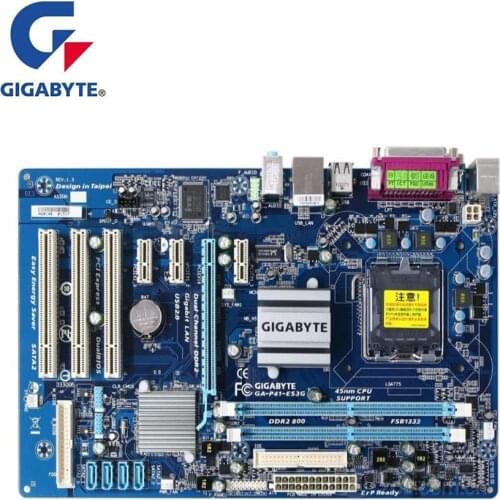 For Gigabyte GA-P41-ES3G GA-P41-ES3G Motherboard LGA 775 DDR2 G41 Used Desktop Mainboard SATA2 PCI-E X16 2.0