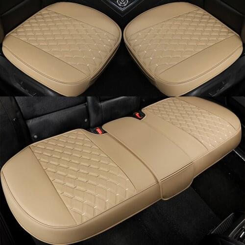 Four Seasons Car Seat Cover PU Leather Cars Seat Cushion Automobiles Seat Protector Universal Car Chair Pad Mat Auto Accessories