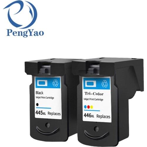 Py Compatible 445XL Black Ink Cartridge Replacement for Canon PG-445 PG445 PG 445 for ip2840 2840 MG2440 MG2540 2940 mx494