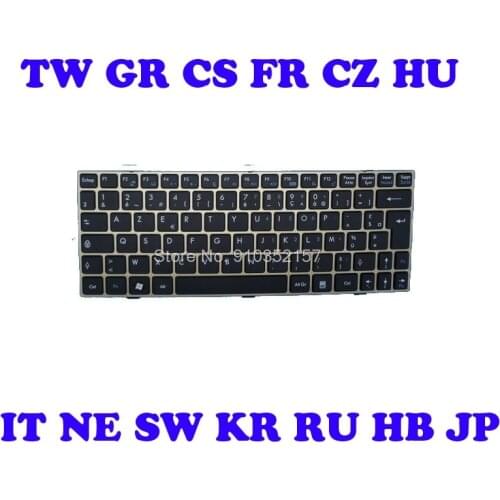 Laptop Keyboard For MSI L1600 U100 U100P U100W U100X U110 U115 U120 U123 U123H U130 U135 U135DX U160 U160DX U160MX Russian RU
