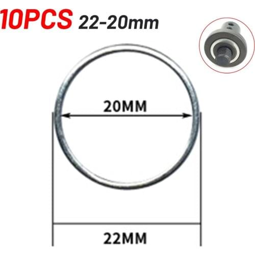 Saw Blade Reducer Ring 10pc Saw Cutting Washer Inner Hole Adapter Ring Blade Aperture Change Washer 25.4-16 22-16 25.4-20 20-16