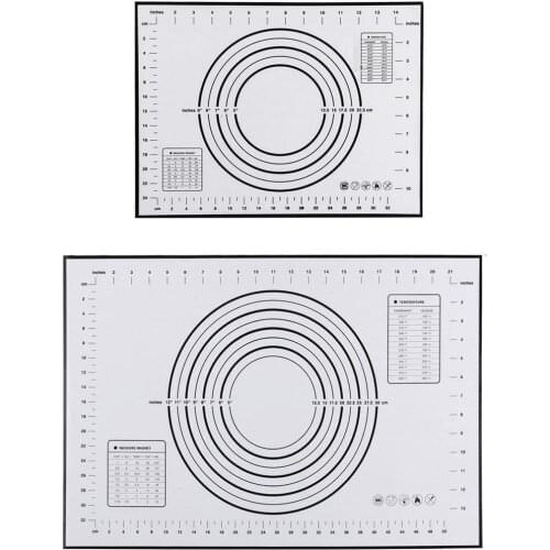 Kitchen Silicone Baking Mat Silicone Pastry Mat Non-slip Sheet Sticks to Countertop for Rolling Dough Cooking Tools