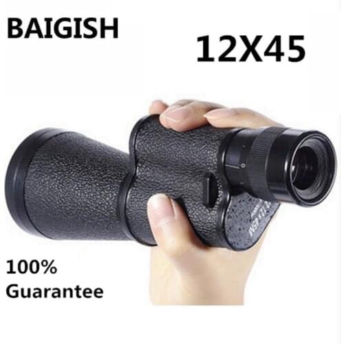 Metal 12X45 Russian Military Monocular HD High quality Portable mini telescope Captain caribbean pirates Spyglass Binoculars