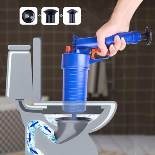 High Pressure Air Drain Blaster Pump Plunger Sink Pipe Clog Remover Toilets Bathroom Home Tool аппарат для прочистки канализации