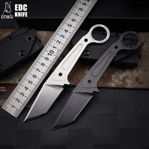 LCM66 Fixed blade knife EDC Self-defense Tool Paper cutter Portable Gift Knife multi-function knife DC53 steel karambit