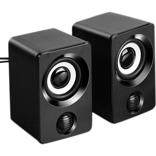 Surround Computer Speakers with Stereo USB Wired Powered Multimedia Speaker for PC/Laptops/Smart Phone