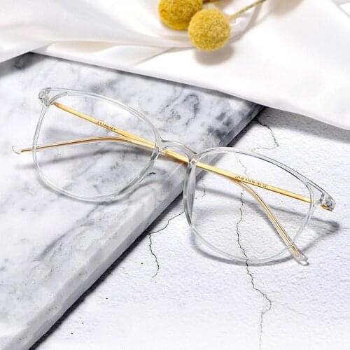 ELECCION Titanium Temple TR90 Rim Glasses Frame Women Vintage Round Prescription Eyeglasses Men Myopia Optical Eyewear