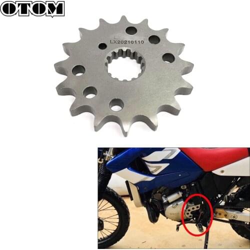 OTOM For 428 Chain Motorcycle 16T Small Sprocket Transmission Gear Fit YAMAHA DT230 MT250 2 Stroke Off Road Engine std Parts
