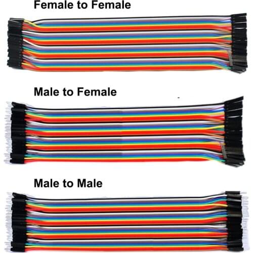 10CM 20CM 30CM 120pcs Dupont Line 40Pin Male to Male + Male to Female and Female to Female Jumper Wire Dupont Cable For Arduino