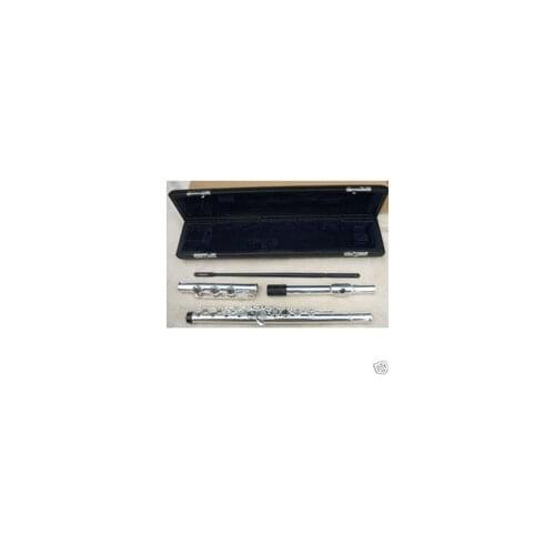 17 opened holes flute c key silver plated