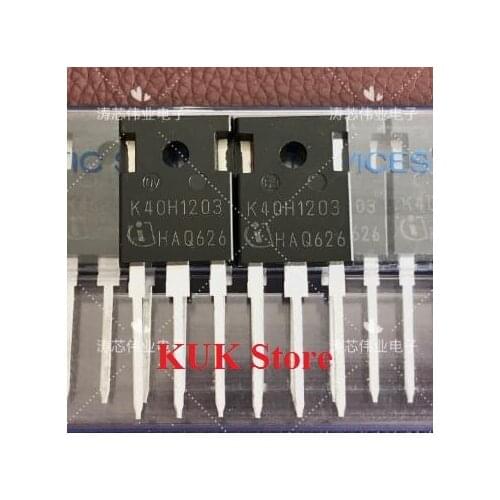 Real 100% Original NEW K40H1203 IKW40N120H3 TO-247 10PCS/LOT