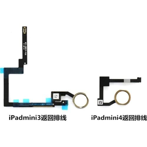 Home Button Flex Cable For iPad 2018 2017 Mini 3 5 A1599 A2133 A2124 A1983 A1822 A1823 1954 Menu Key Fingerprint Touch ID Sensor