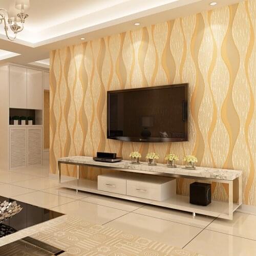 Modern Brief Stripes Geometric 3D Wallpaper Roll For Bedroom Living Room Home Decor Relief Stripe WallPaper TV Sofa Background