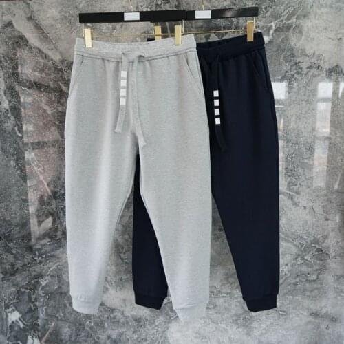 2021 Fashion Brand Sweatpants Men Loose Pure Cotton Casual Sports Trousers Tracksuit Bottoms Mens Jogger Track Pants