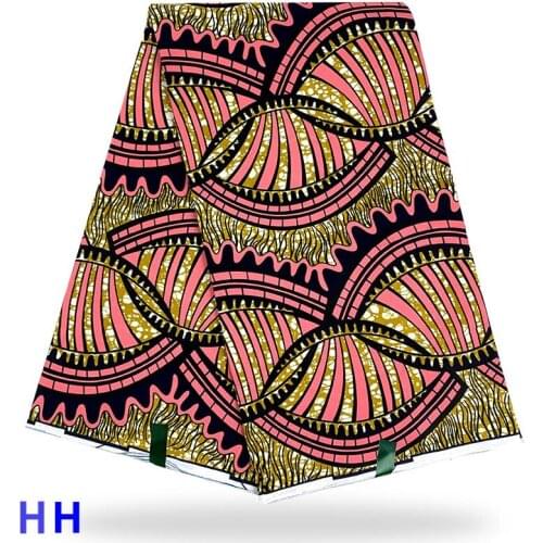 Comfortable african wax cotton pagne fabric Guaranteed quality Real wax print fabric for Dress S210608
