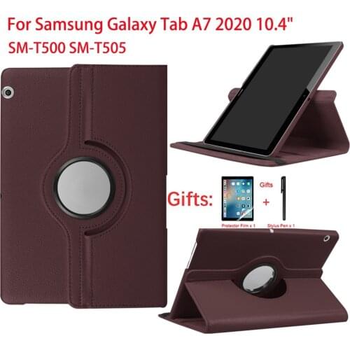 360 Degree Rotating Case For Samsung Galaxy Tab A7 2020 10.4" SM-T500 Protective Cover For Galaxy Tab A7 SM-T500 Tablet Shell