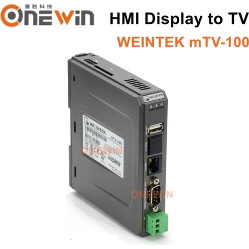 WEINTEK mTV-100 HMI Display to TV Built-in Ethernet HDMI RS232 RS485