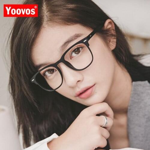 Yoovos Retro Glasses Frame Women 2021 Eyeglasses Frames For Women Luxury Okulary Plastic Eyewear Frame Classic Gafas De Hombre
