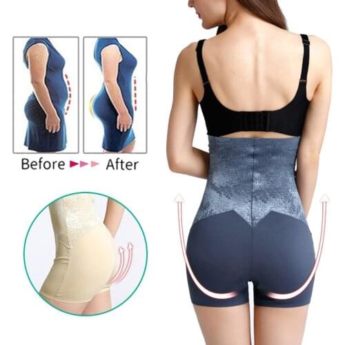 Women High Waist Shaping Panties Breathable Body Shaper Slimming Tummy Underwear Panties Shapers