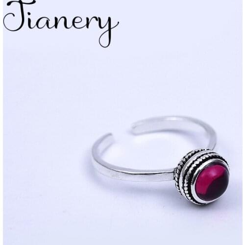 Fashion Female Big Red Crystal Finger Rings For Women Lover Wedding Jewelry Party Trendy Statement Rings Wholesale