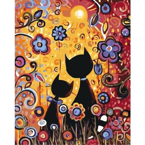 Живопись по номерам Pictures Of Cats By Numbers