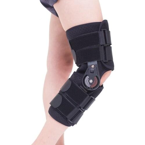 1pcs Hinged Knee Brace Adjustable Knee Immobilizer Support Leg Stabilizer for Arthritis ACL PCL Meniscus Tear Pain Men Women