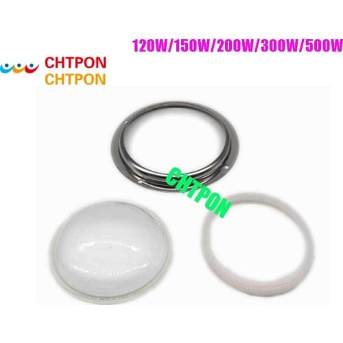 120W 150W 200W 300W 500W led Glass Lens with Reflector Collimator, reflective cup and holder