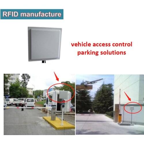 12dbi Antenna Rfid Integrated Reader parking solution Access Control 860-960mhz 915mhz provide free SDK test demo user manual