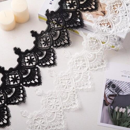 15Yard/ Lot Embroidery fabric lace elastic milk silk embroidery Trimming Lace 3D Trimming Lace For Bridal Veil