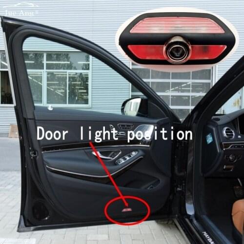 2 Pcs For Maybach W222 s-Class S300 S320 S350 S400 S450 S500 S560 S600 s63 s65 LED Car Door Light Projector Ghost Shadow Light