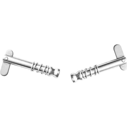 2x Stainless Steel Spring Loaded Quick Release Pin for Boat Top Deck Hinge