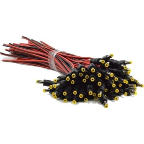 5.5 / 2.1mm DC 12v Power Adapter Male Connector Extension Cord Cable for CCTV / LED / Light