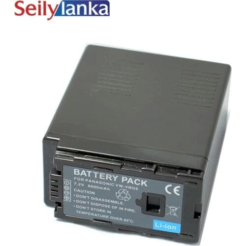 6600mAh for Panasoni VW-VBG6 VW VBG6 Digital camera battery Camcorder VBG6K AG-HMC73MC VW-VBG6-K AG-HMC153MC VW-VBG6GK